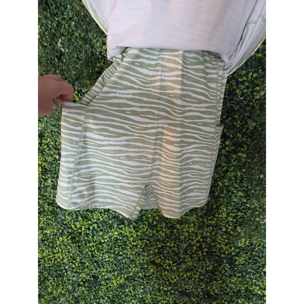 Halara Everyday 2-in-1 Activity Dress-Euphoria Sycamore Stripe
